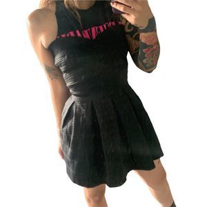 Black stretch dress